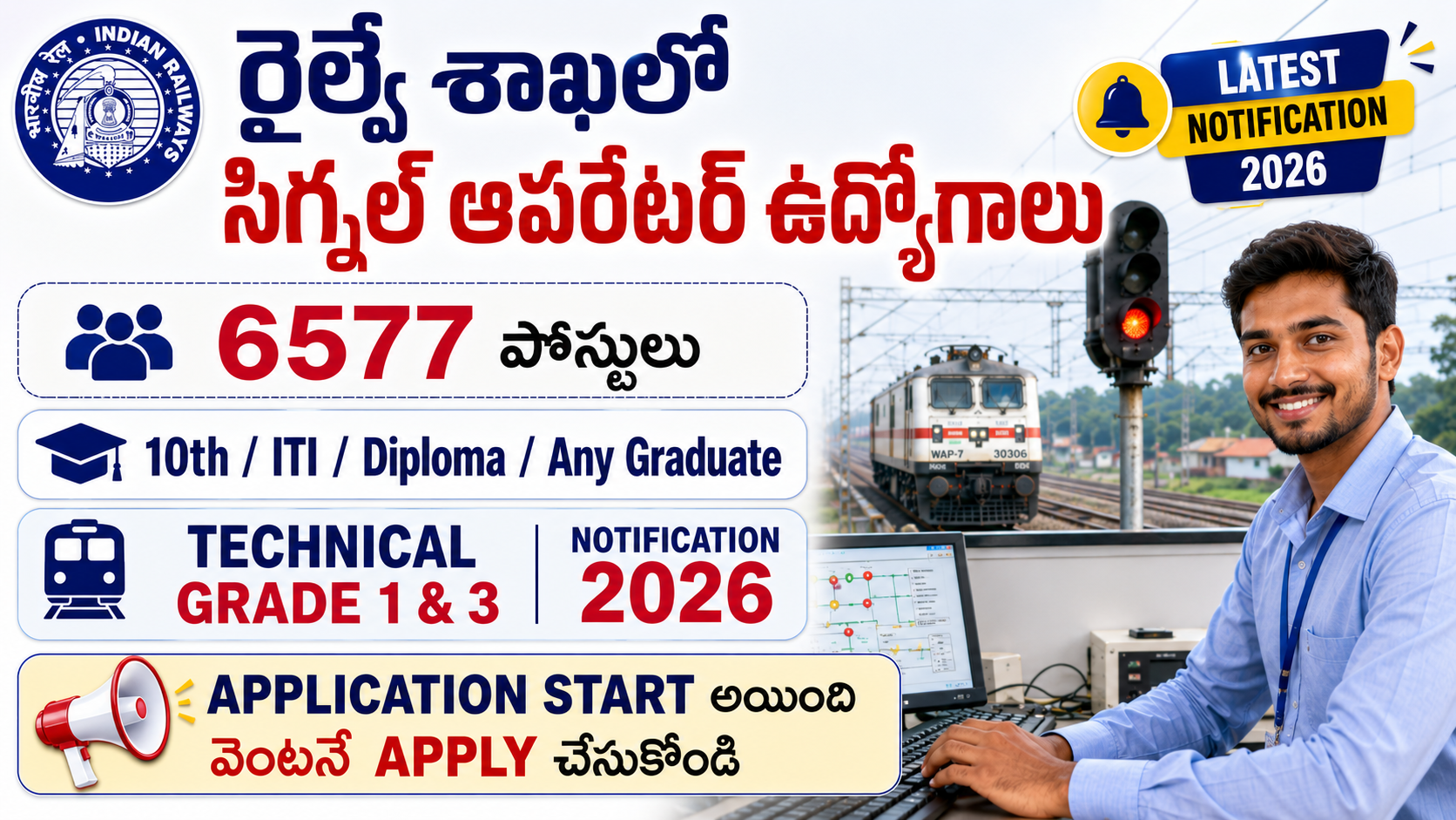 RRB Technician Recruitment 2026