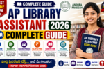 AP Library Assistant / Assistant Librarian Notification Guide 2026 with eligibility, salary, syllabus, exam pattern, qualification, age limit, selection process, application process and career growth