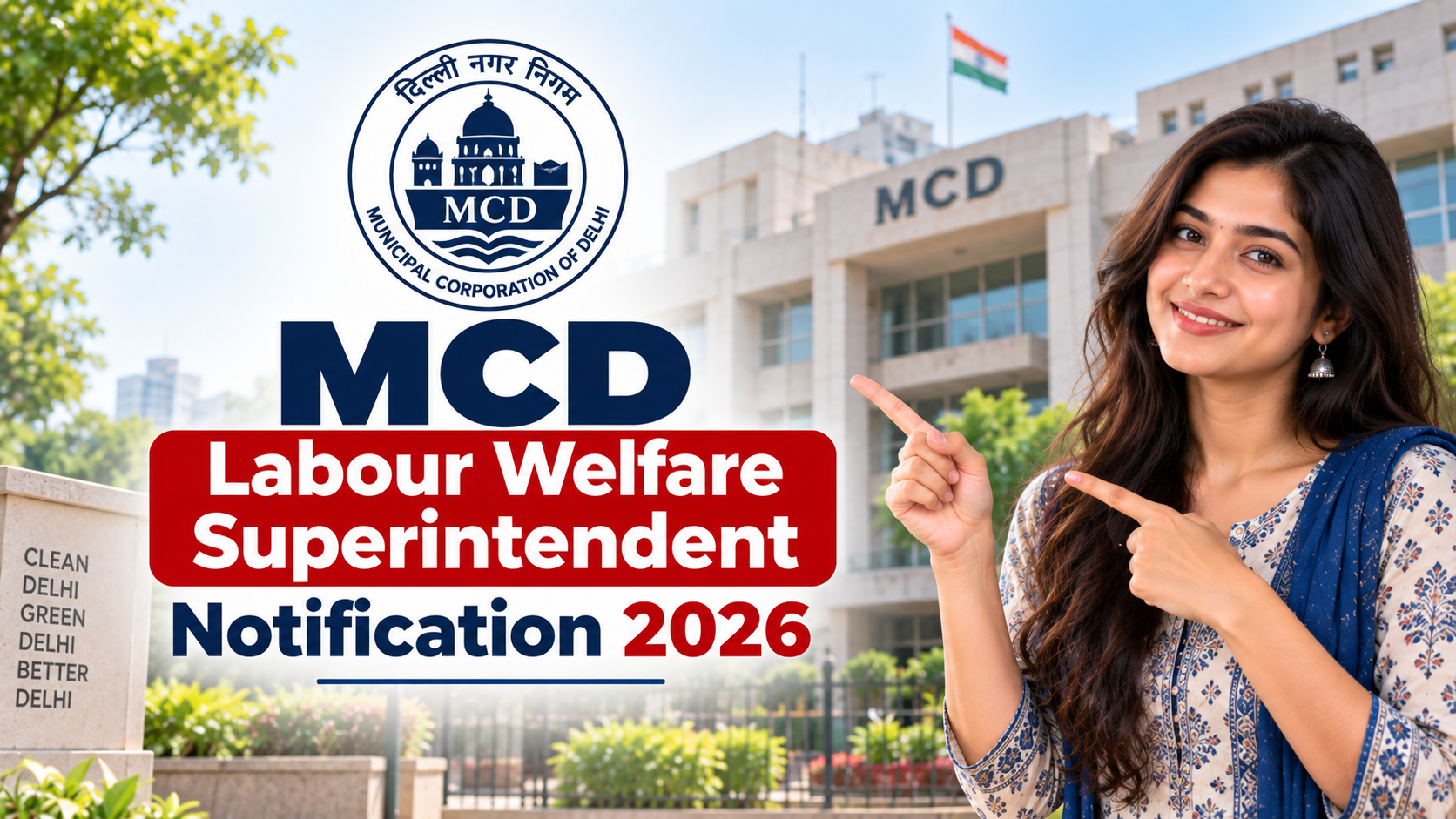 MCD Labour Welfare Superintendent Notification 2026 Vacancies